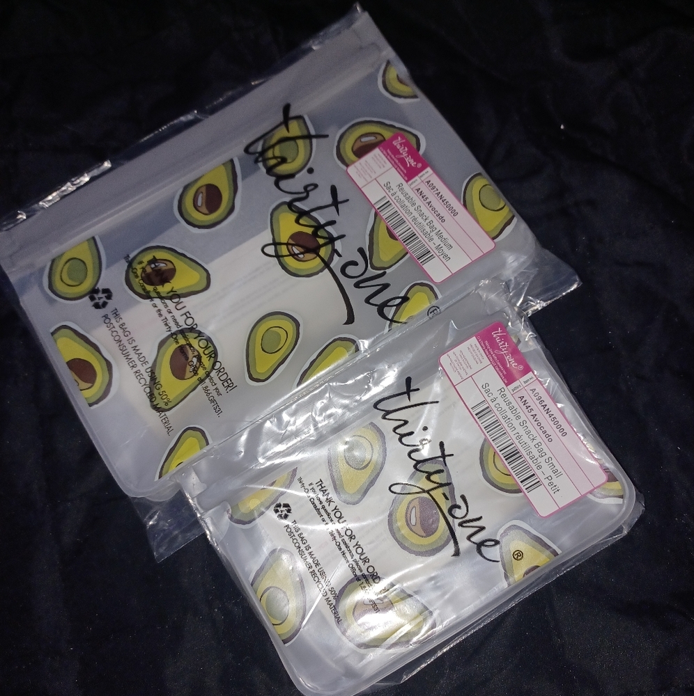 Thirty-one reusable snack bags